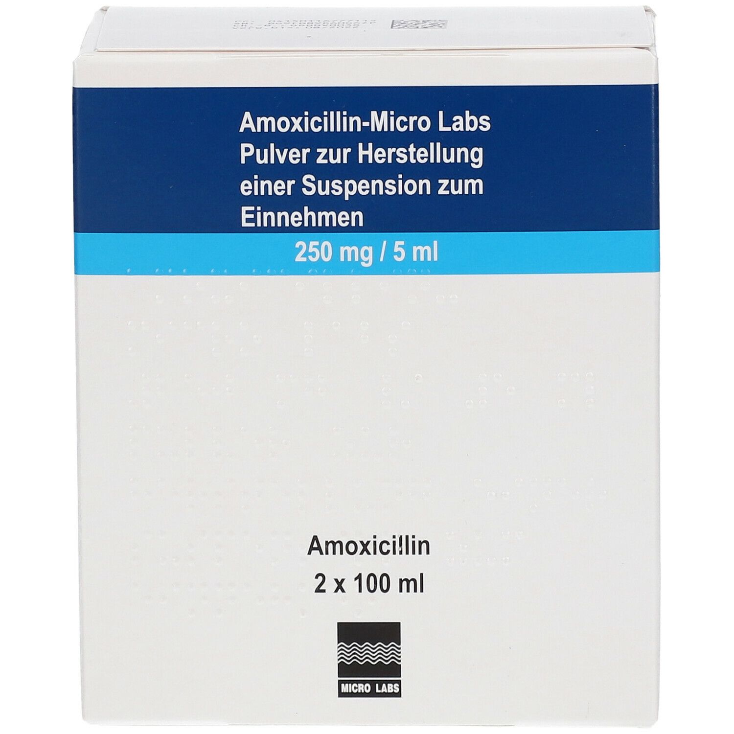 Amoxicillin micro labs 250 mg/5 ml