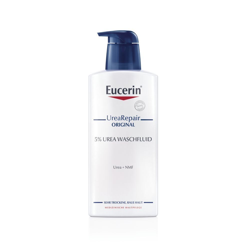Eucerin® UreaRepair Original Waschfluid 5% + Eucerin pH5 Duschgel 50ml GRATIS