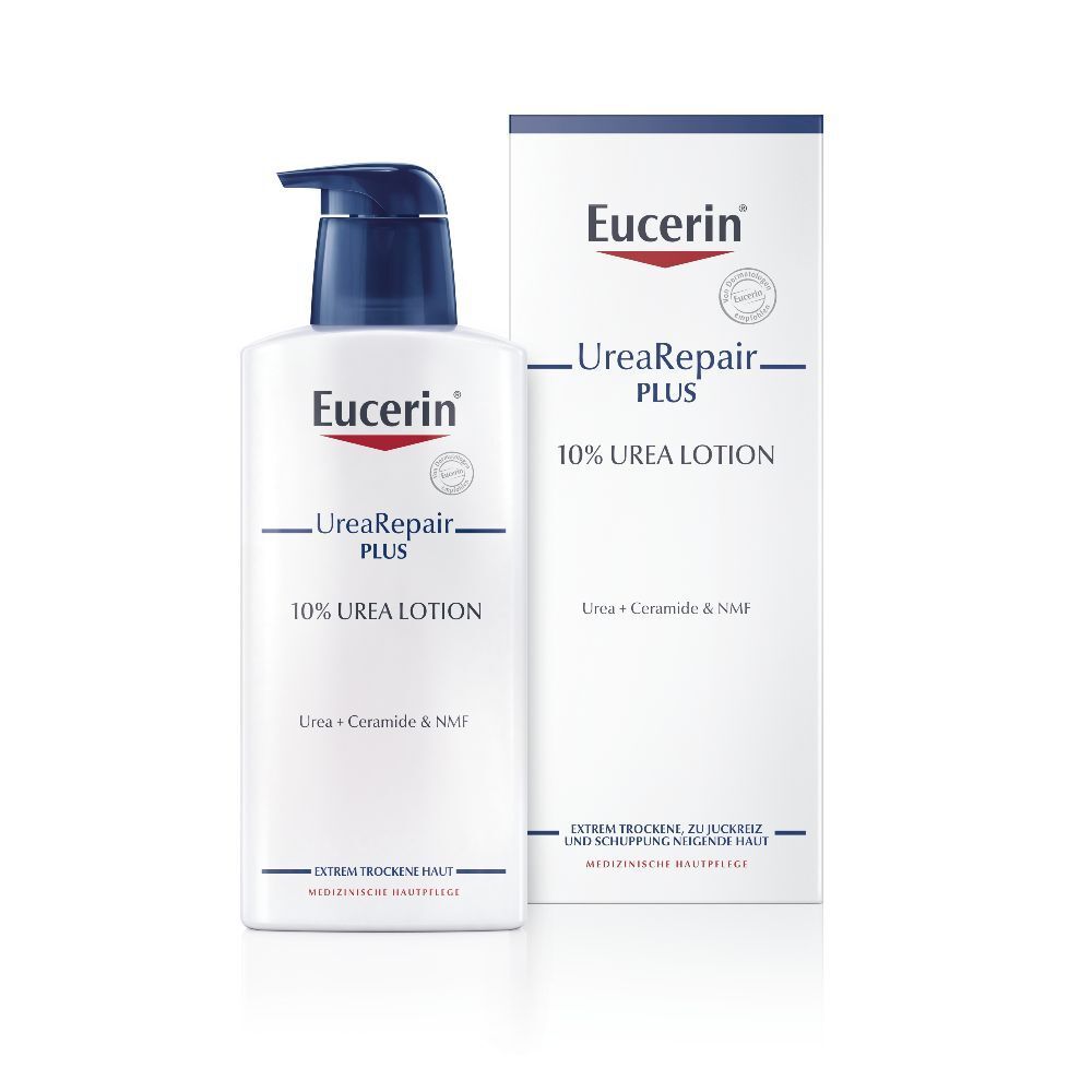Eucerin® UreaRepair PLUS Lotion 10 % + Eucerin pH5 Duschgel 50ml GRATIS