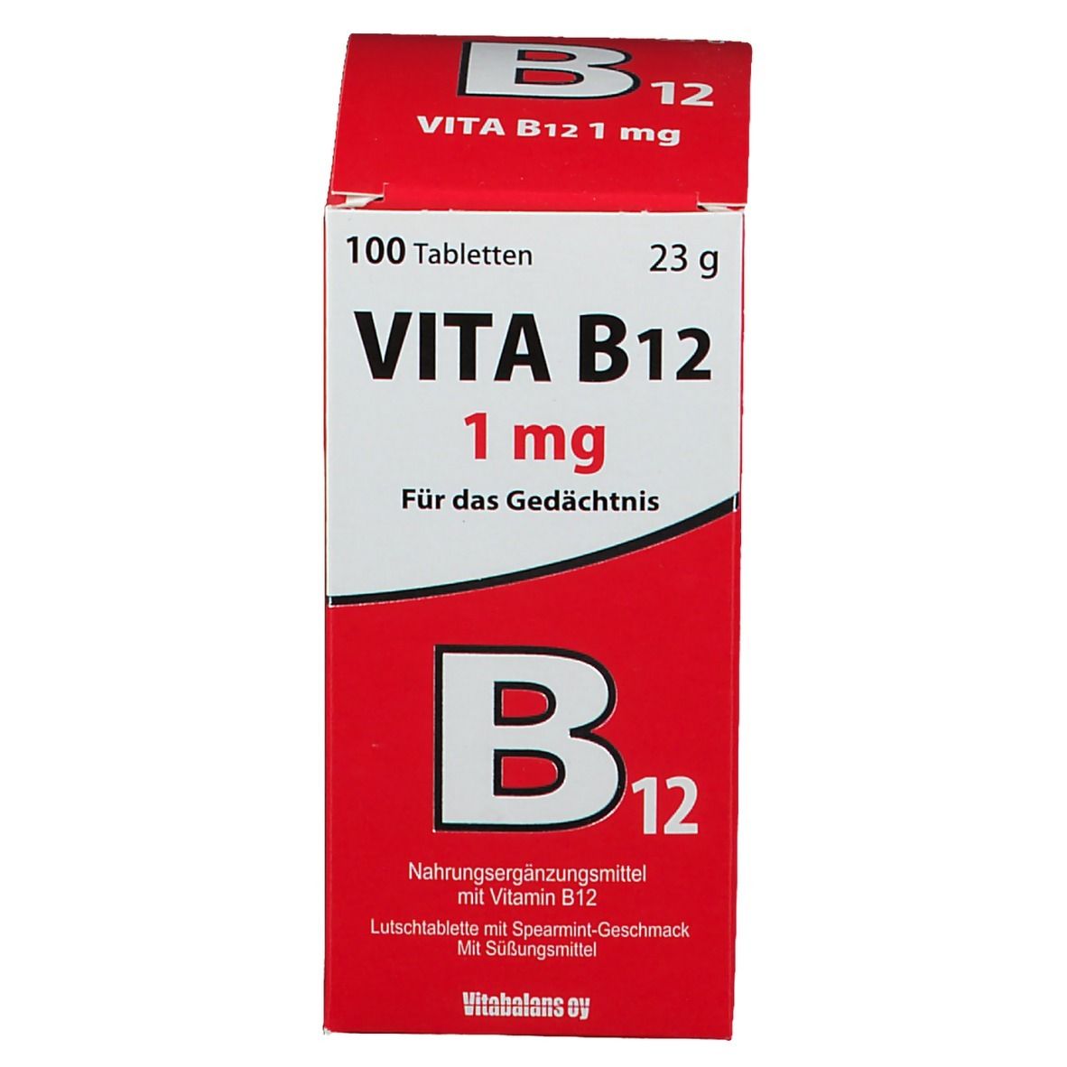 Vita B12 mit Spaermint-Geschmack
