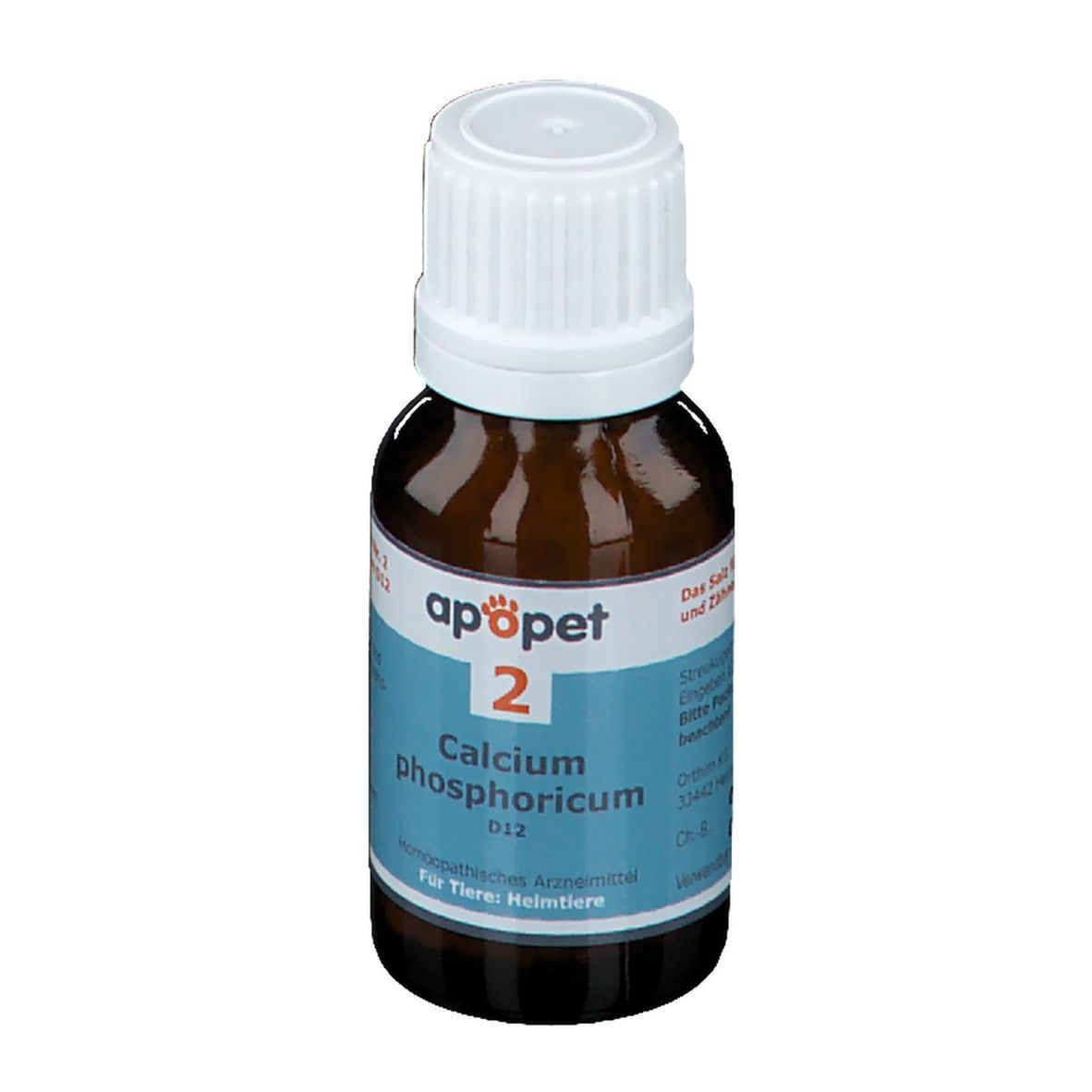 apopet® Schüßler Salz Nr. 2 Calcium phosphoricum D12 ad us. vet.
