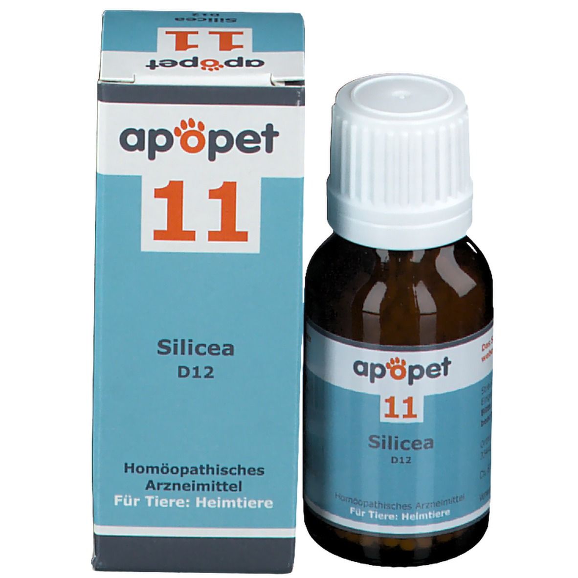 apopet® Schüßler Salz Nr. 11 Silicea D12 ad us. vet.
