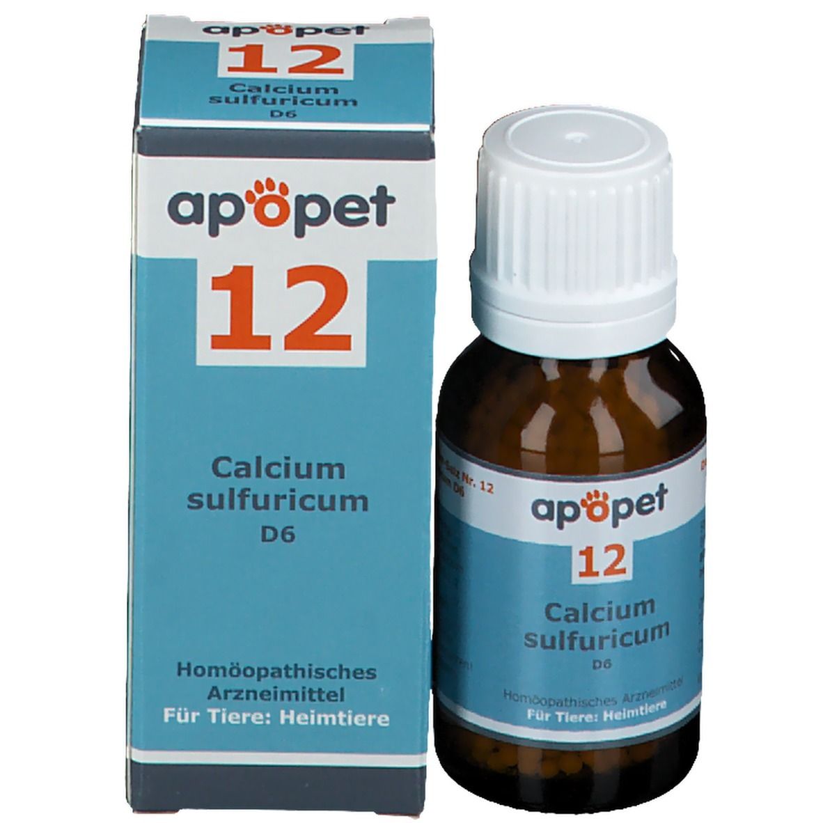 apopet® Schüßler Salz Nr. 12 Calcium sulfuricum D6 ad us. vet.