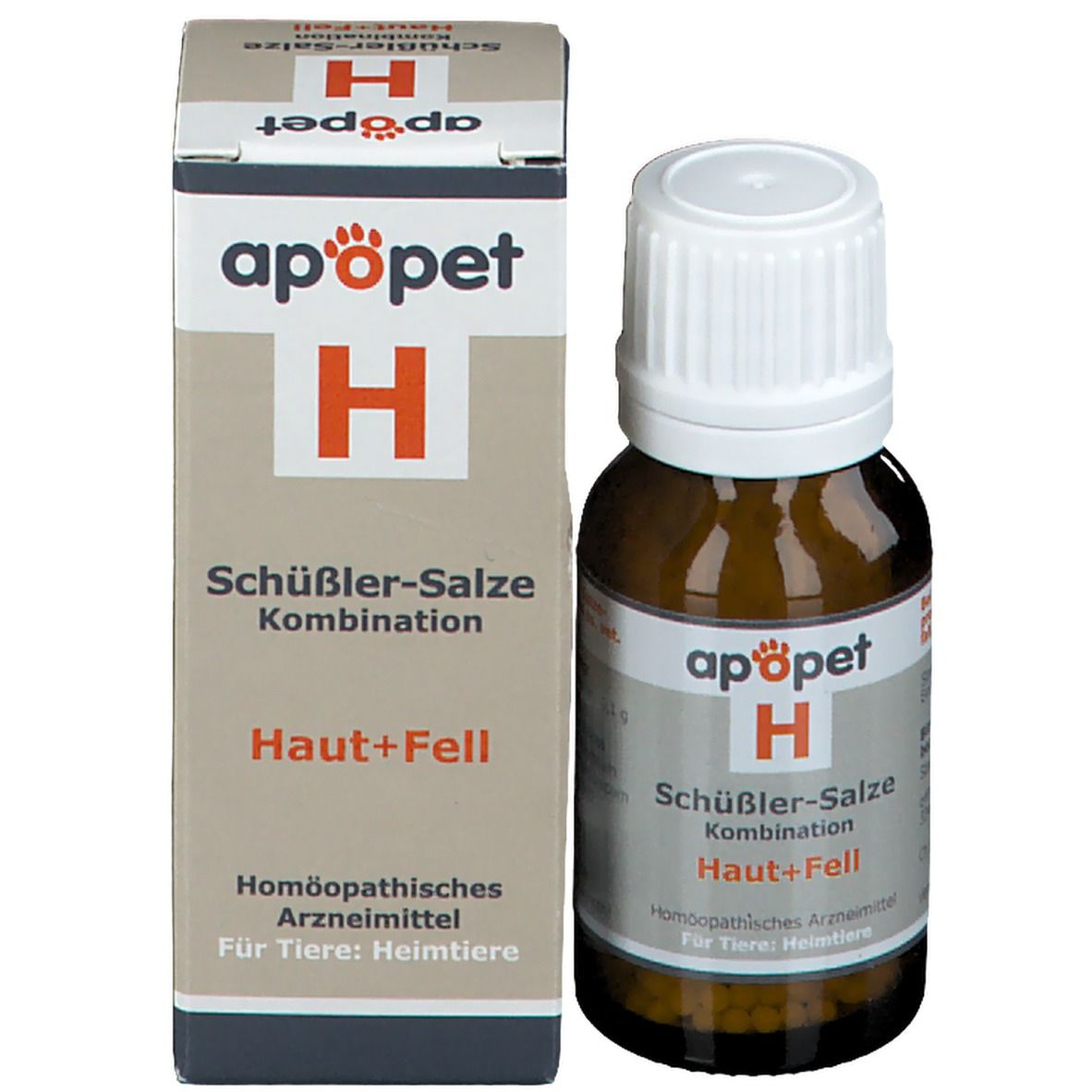 apopet® Schüßler-Salze-Kombination H ad us. vet. – Haut und Fell