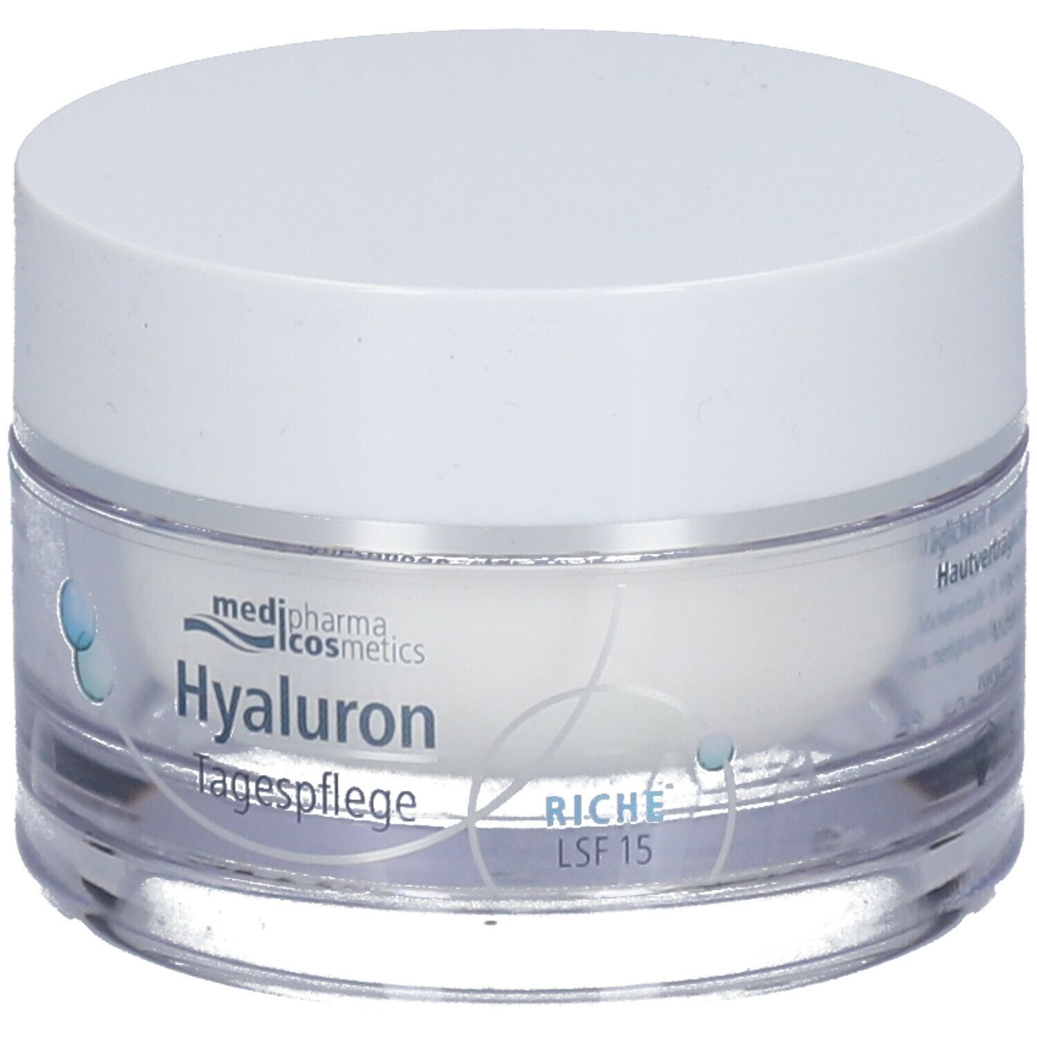 medipharma cosmetics Hyaluron Tagespflege riche mit LSF 15