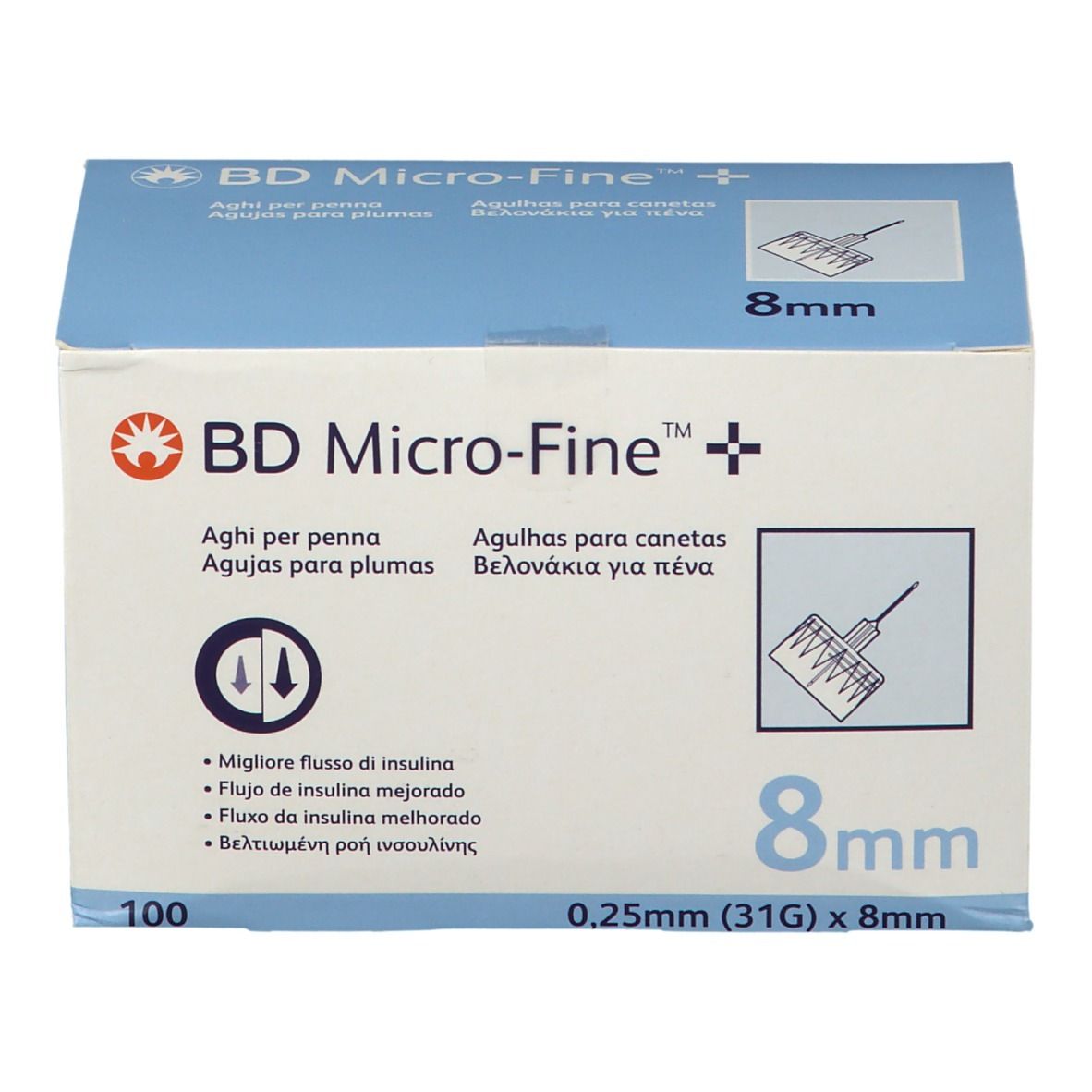 BD MICRO-FINE+ Pen-Nadeln 0,25x8 mm 31 G