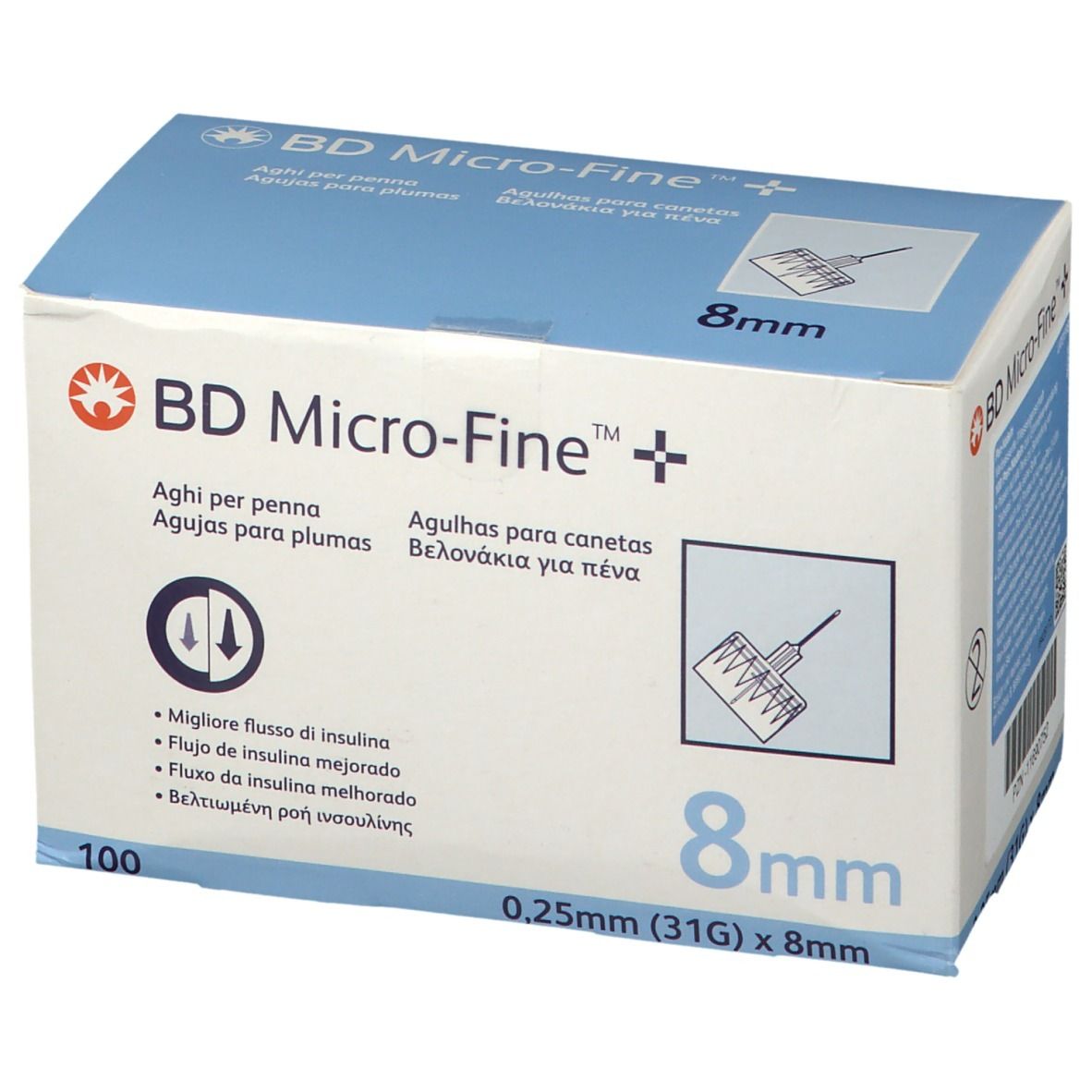 BD MICRO-FINE+ Pen-Nadeln 0,25x8 mm 31 G