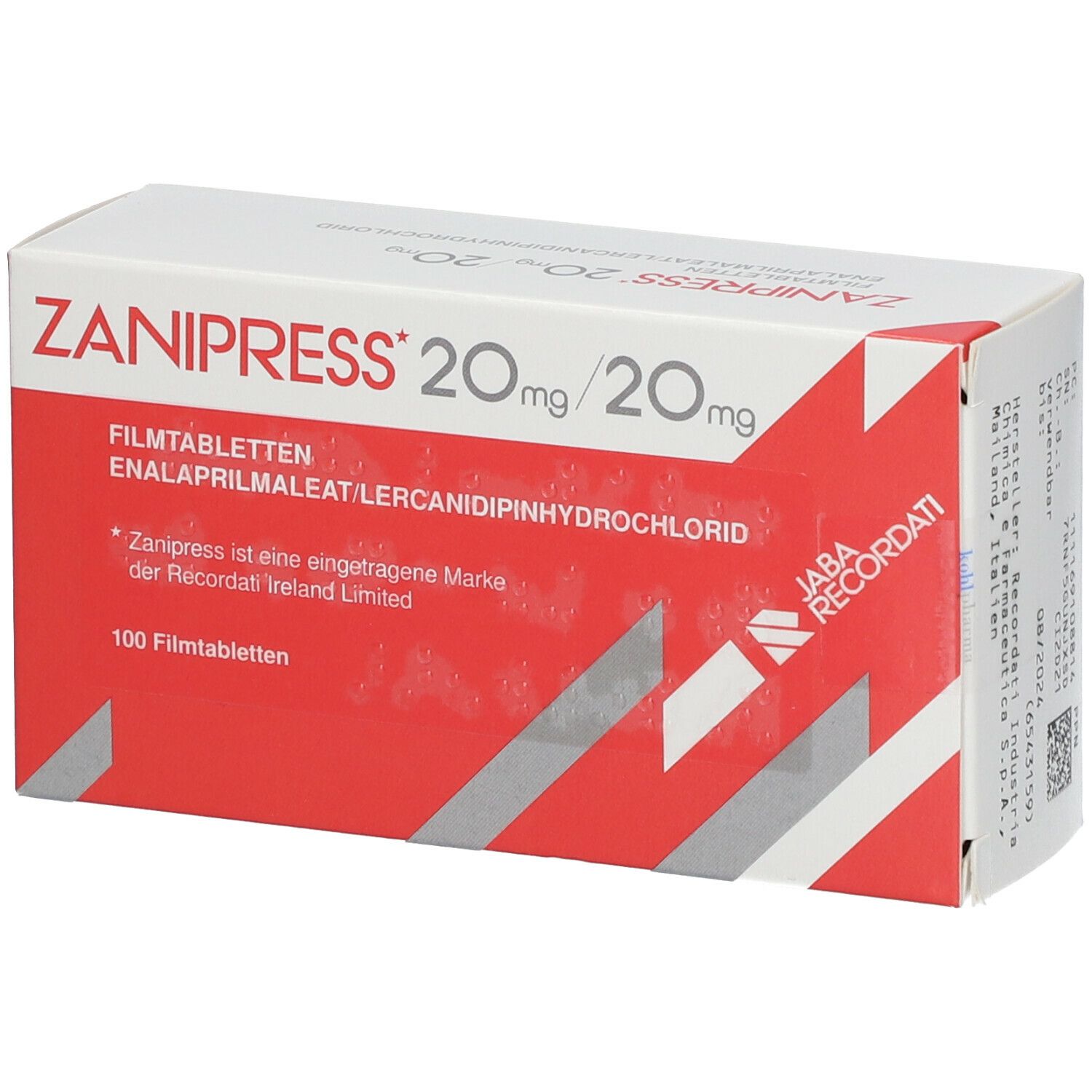 Zanipress 20 mg/20 mg
