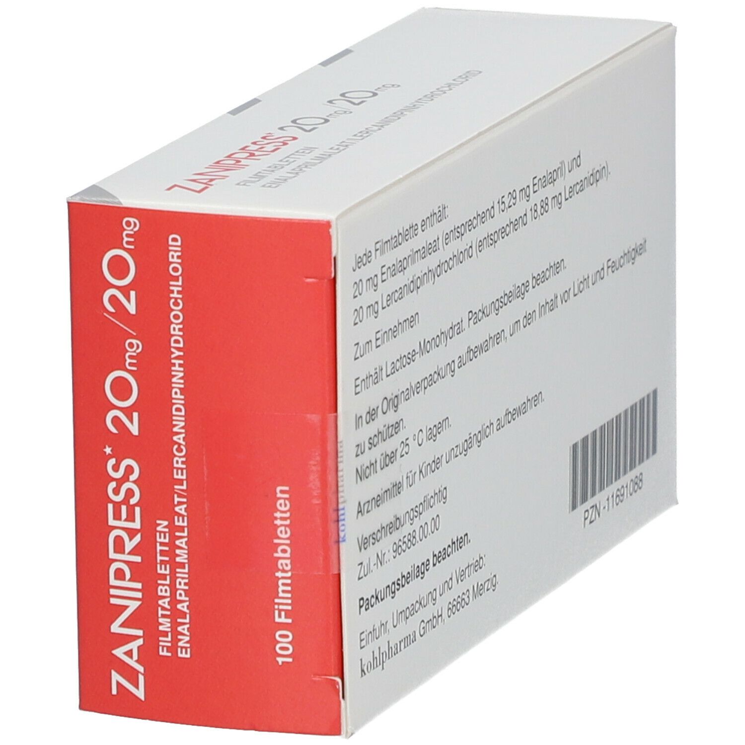 Zanipress 20 mg/20 mg