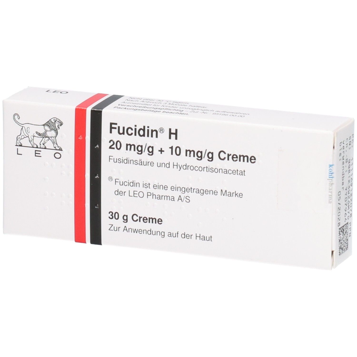 Fucidine H 20 mg/g + 10 mg/g Creme