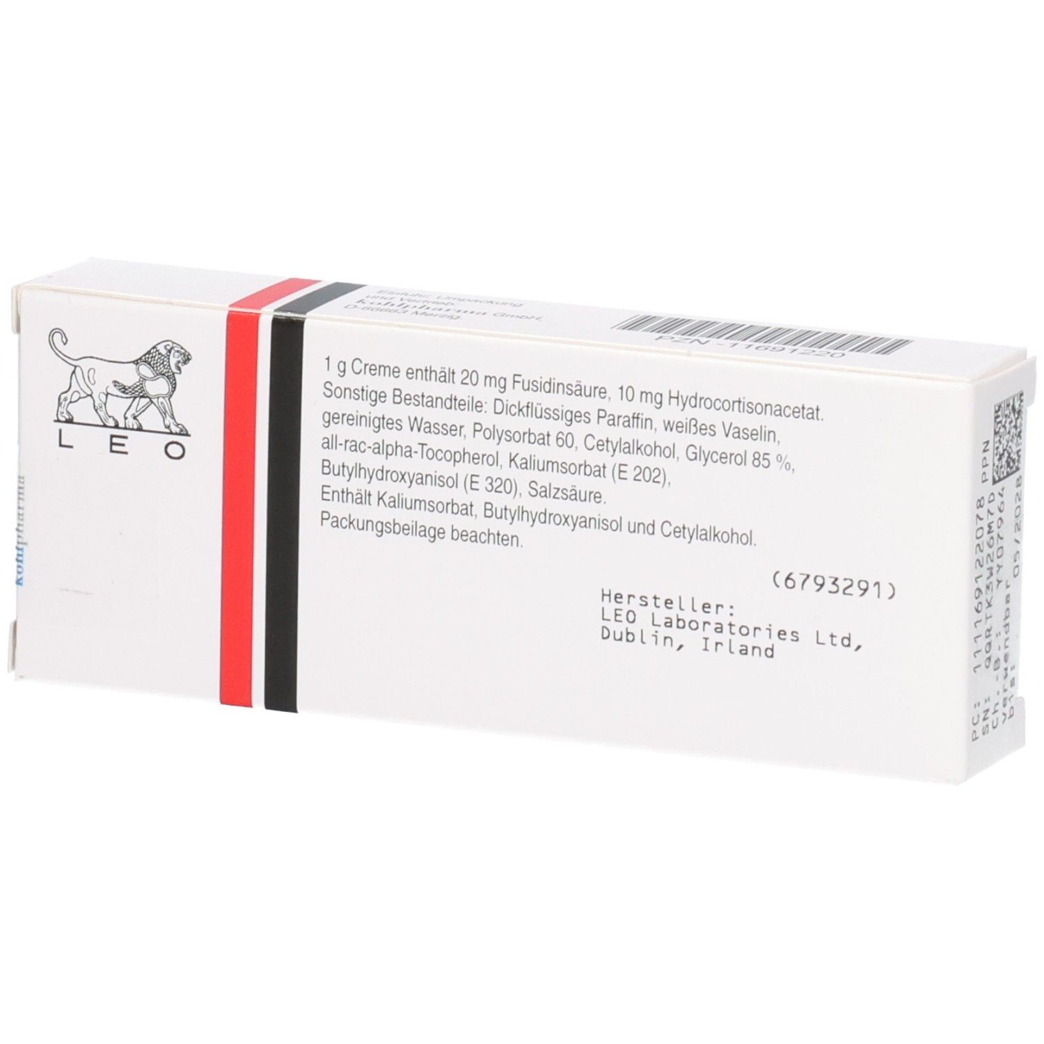 Fucidine H 20 mg/g + 10 mg/g Creme