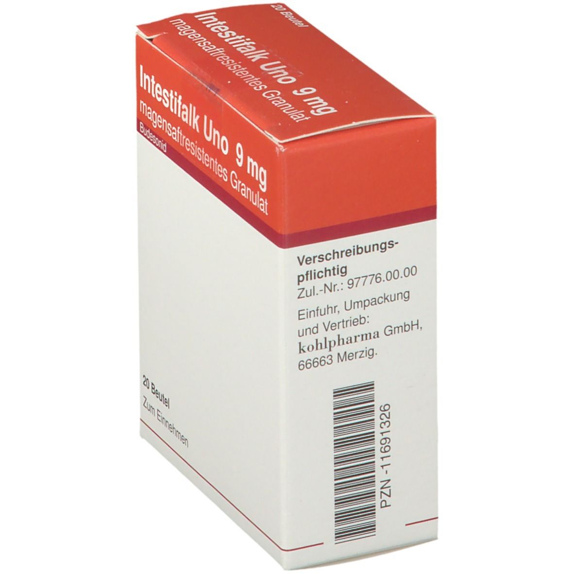 INTESTIFALK Uno 9 mg magensaftresistentes Granulat
