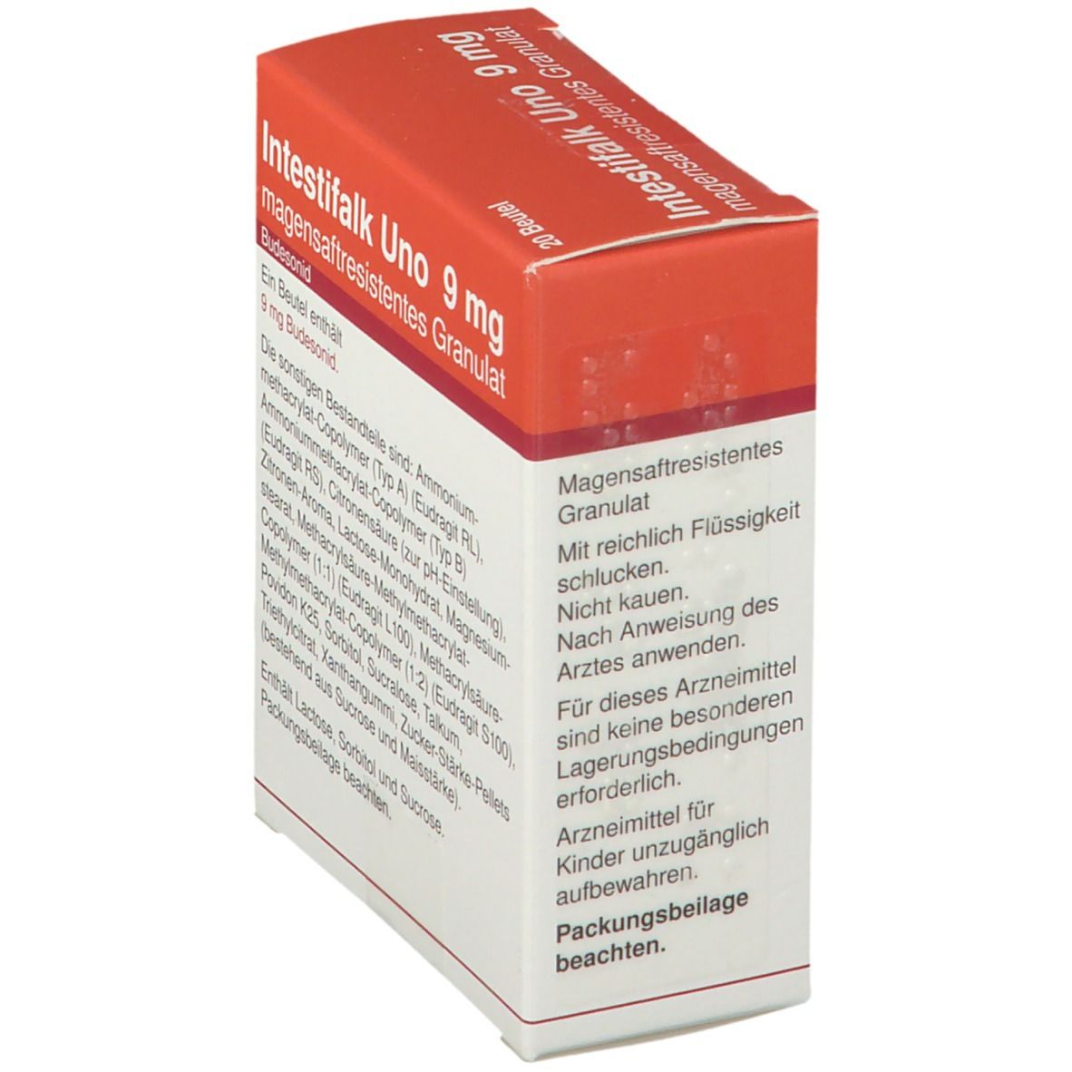 INTESTIFALK Uno 9 mg magensaftresistentes Granulat