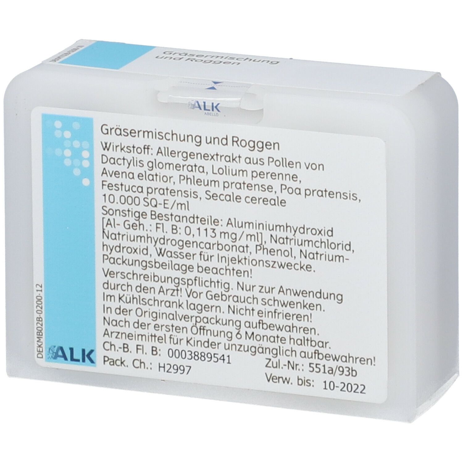 ALK start SQ® Gräsermischung + Roggen