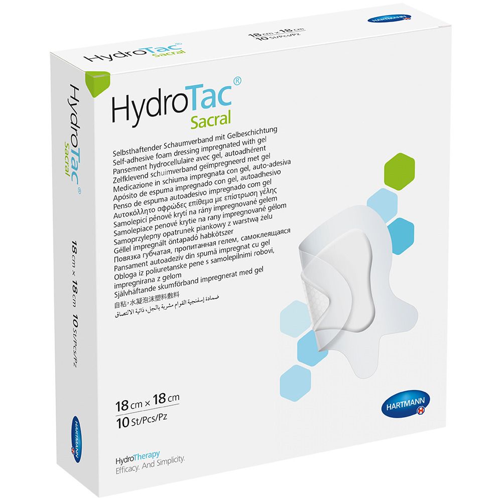 HydroTac® comfort sacral Schaumverband 18 x 18 cm