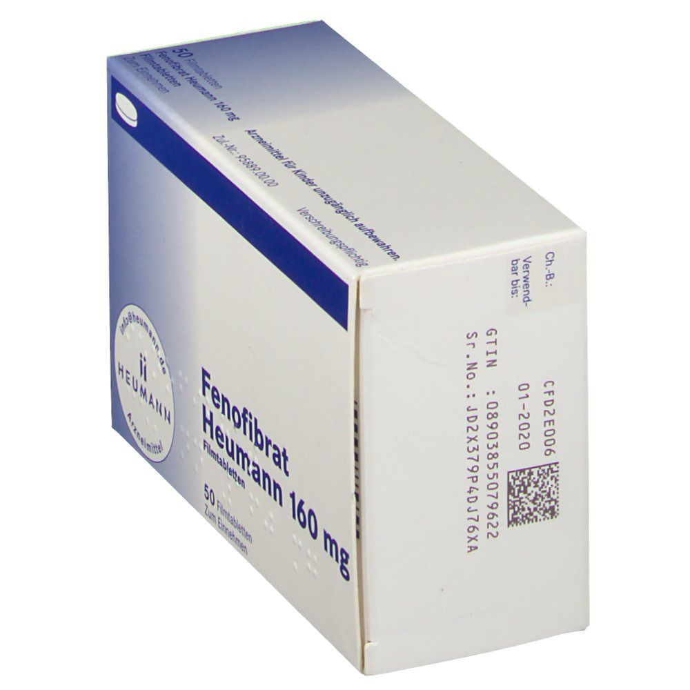 Fenofibrat Heumann 160 mg