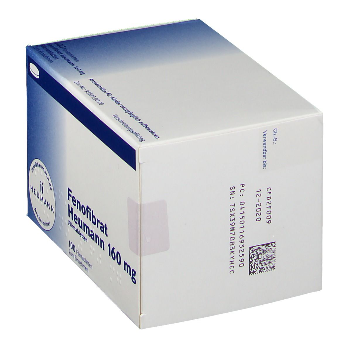 Fenofibrat Heumann 160 mg Filmtabletten 100 St