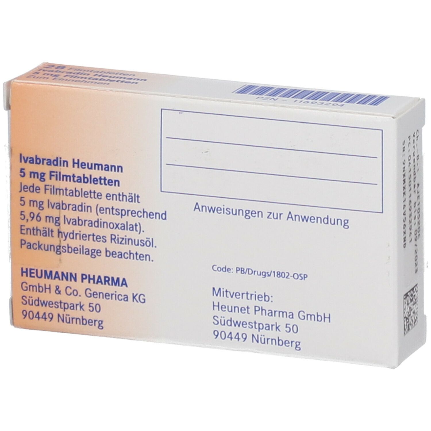 Ivabradin Heumann 5 mg