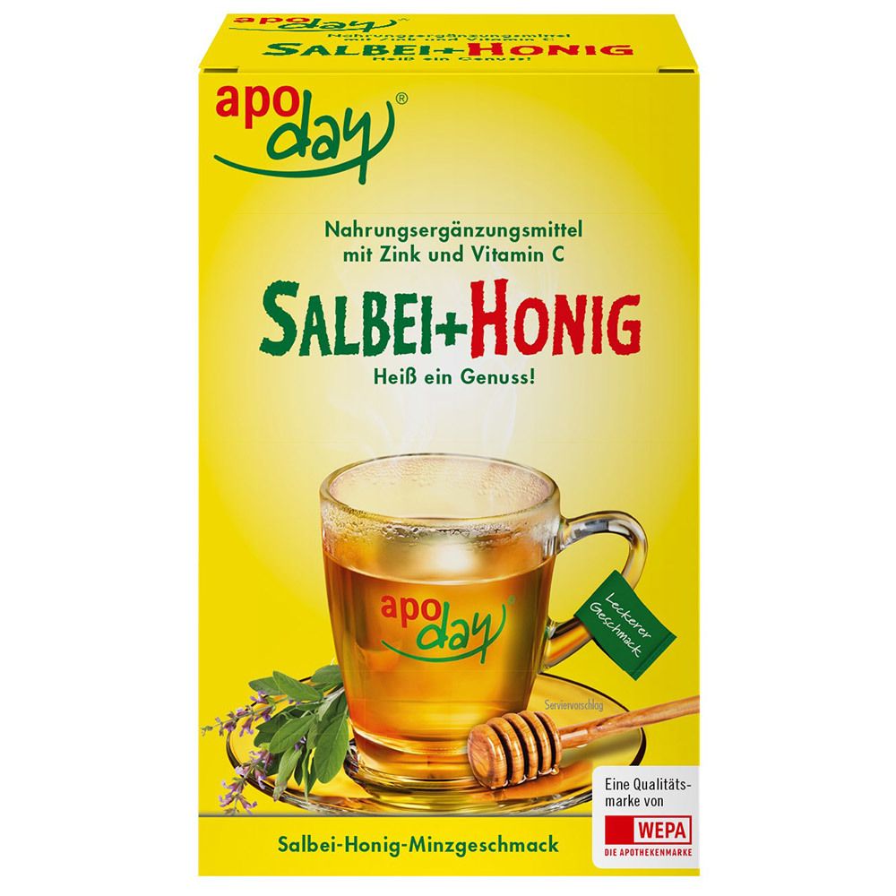 apoday® Salbei+ Honig mit Vitamin C + Zink
