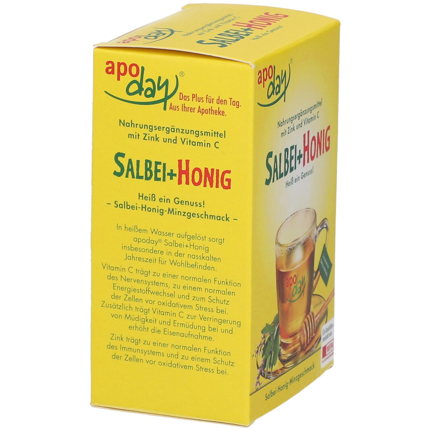 apoday® Salbei+ Honig mit Vitamin C + Zink 10x10 g shopapotheke.at