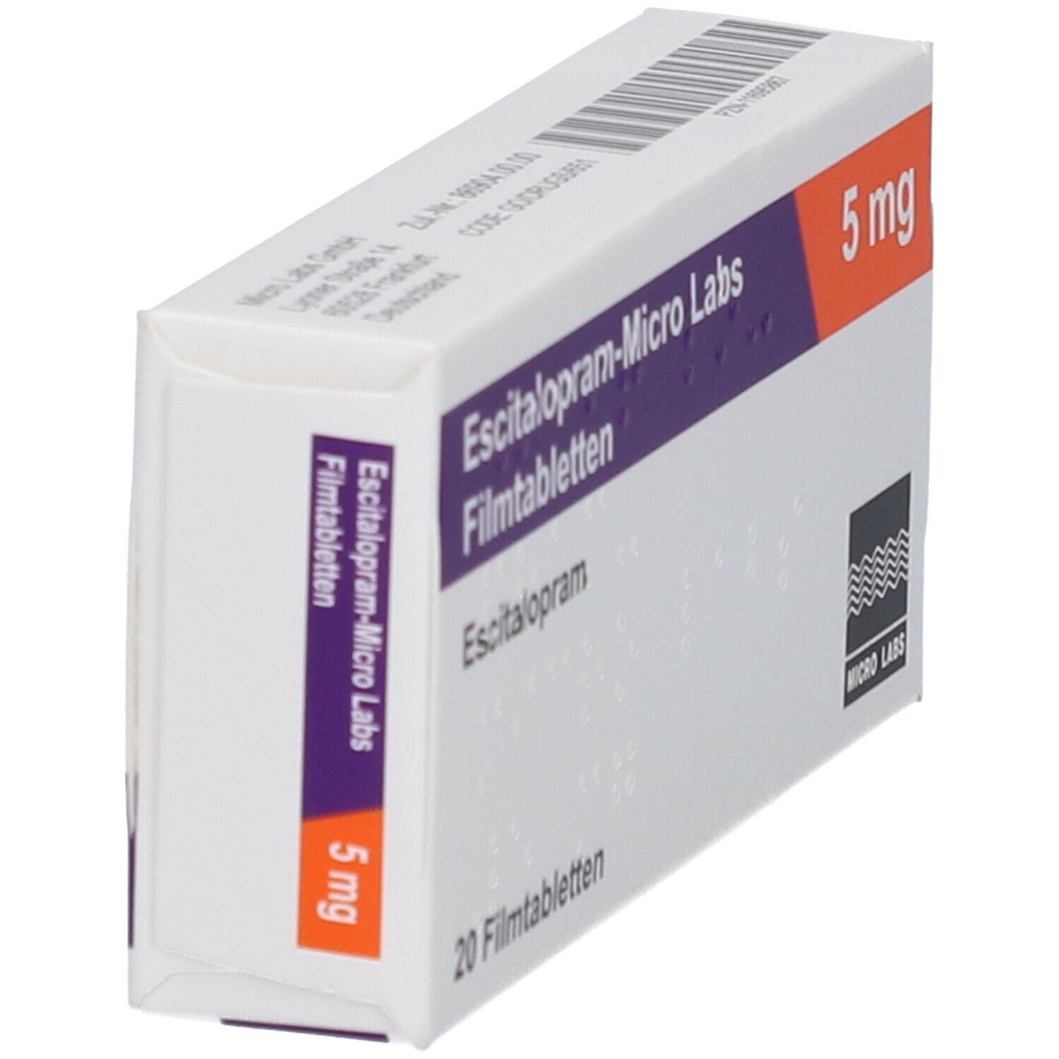 Escitalopram Micro Labs 5 mg Filmtabletten 50 St