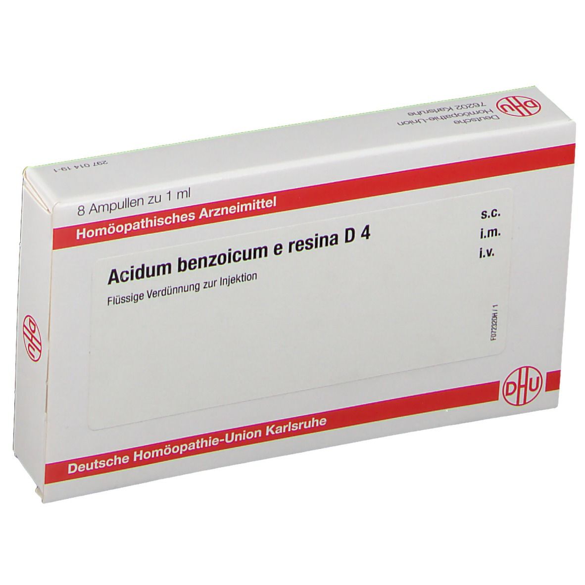 DHU Acidum Benzoicum e Resina D4