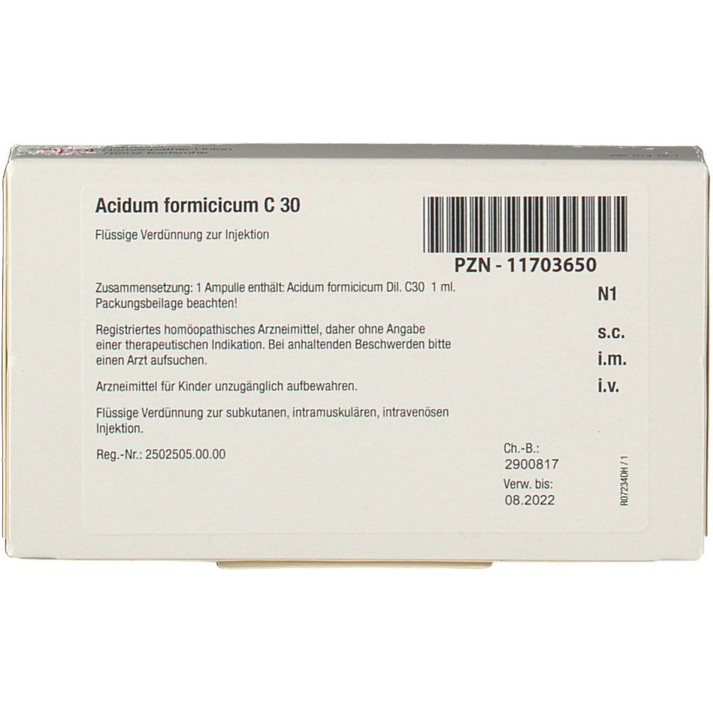 DHU Acidum Frmicicum C30