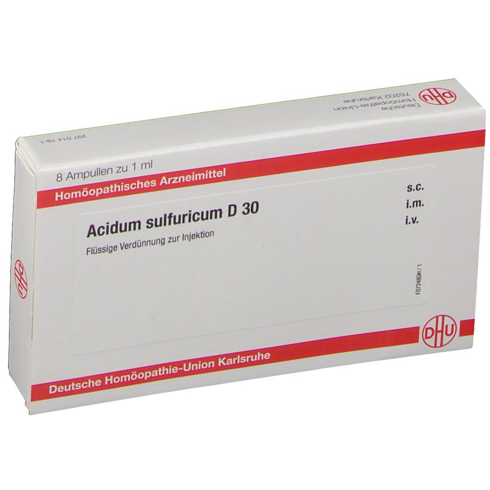 DHU Acidum Sulfuricum D30