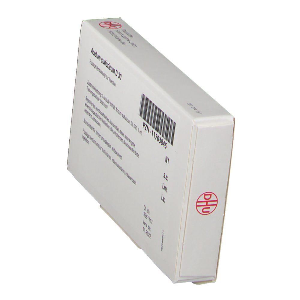 DHU Acidum Sulfuricum D30