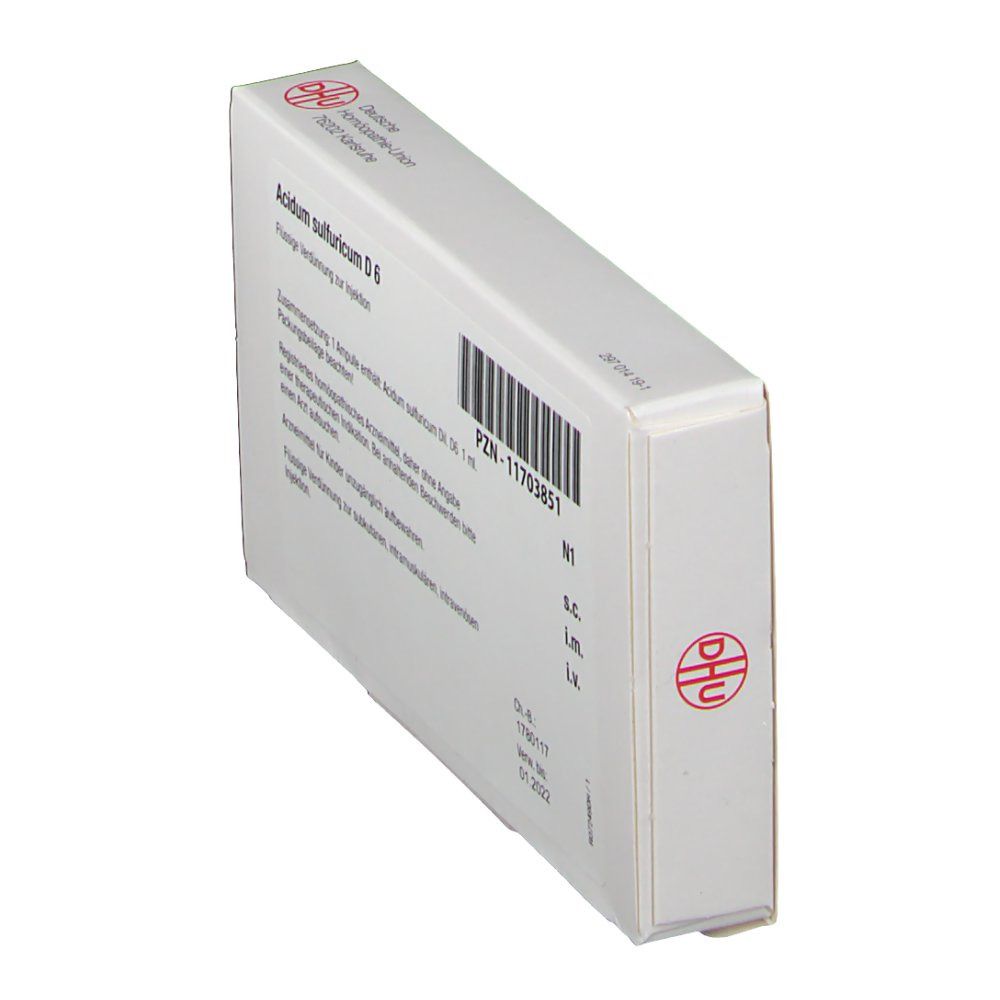 DHU Acidum Sulfuricum D6
