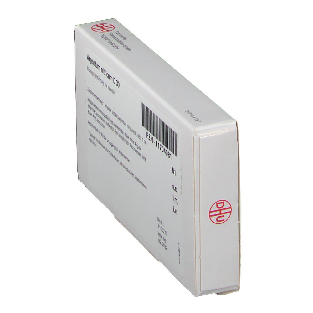DHU Argentum Nitricum D30