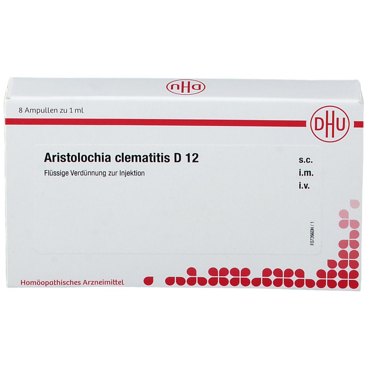 DHU Arisdtolchia Clematis D12 Ampullen