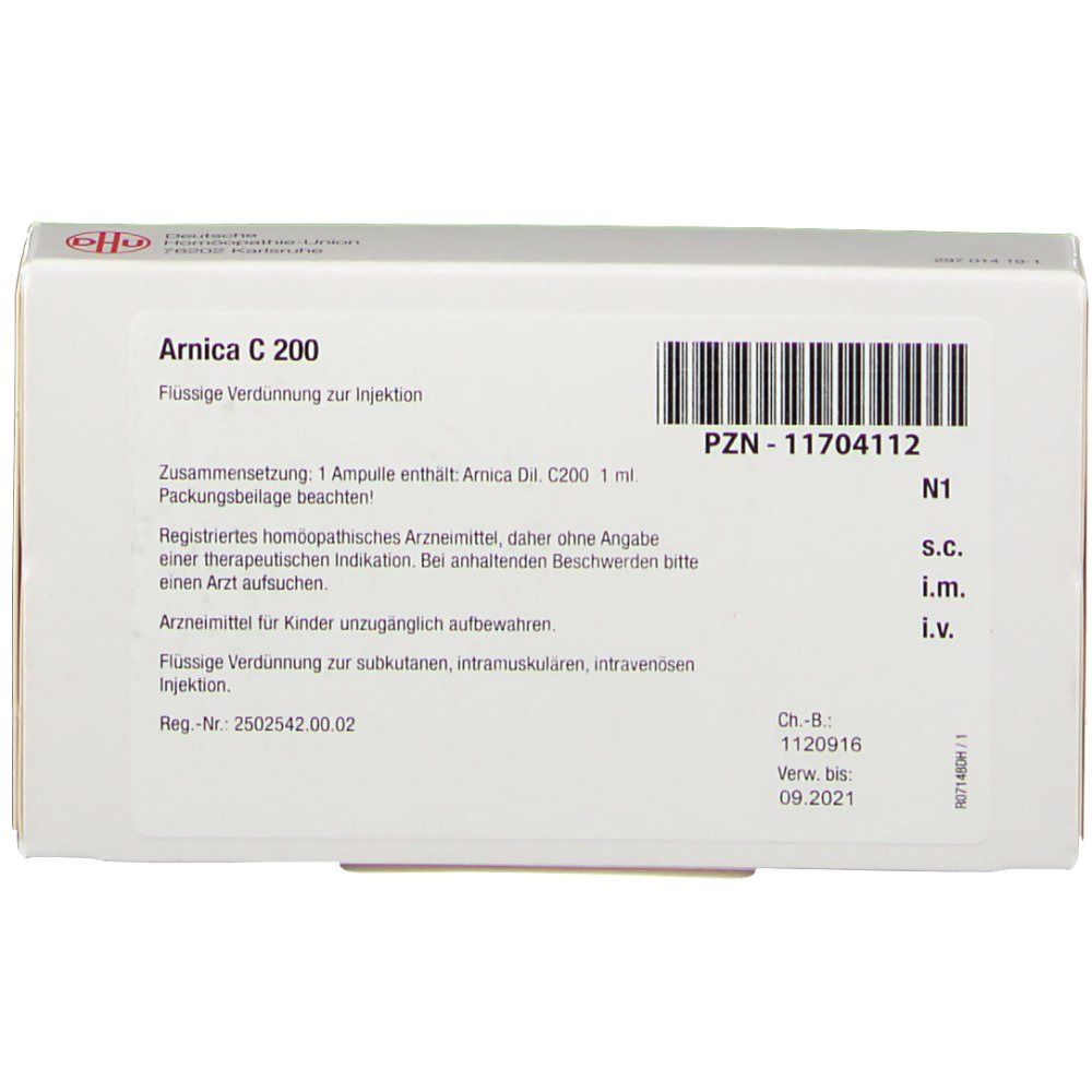 Arnica C 200 Ampullen 8x1 ml