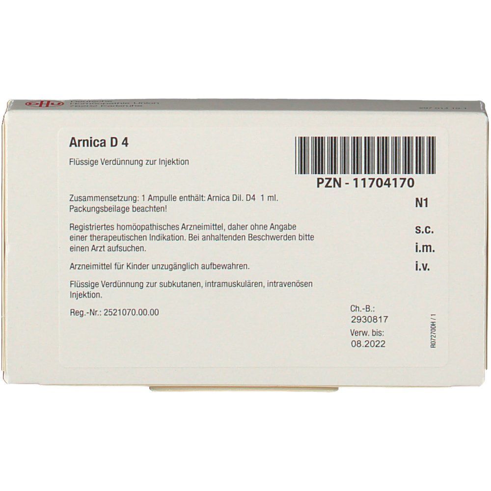 Arnica D 4 Ampullen 8x1 ml