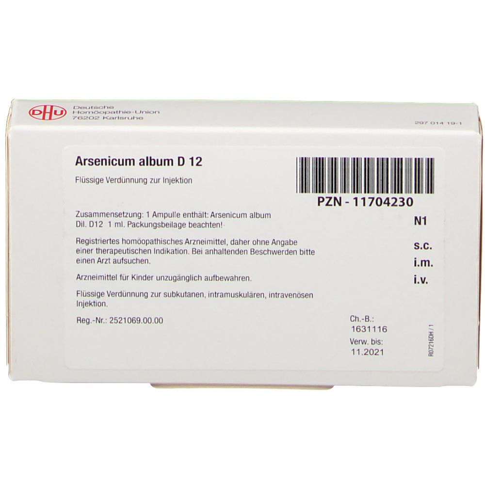 DHU Arsenicum Albin D12