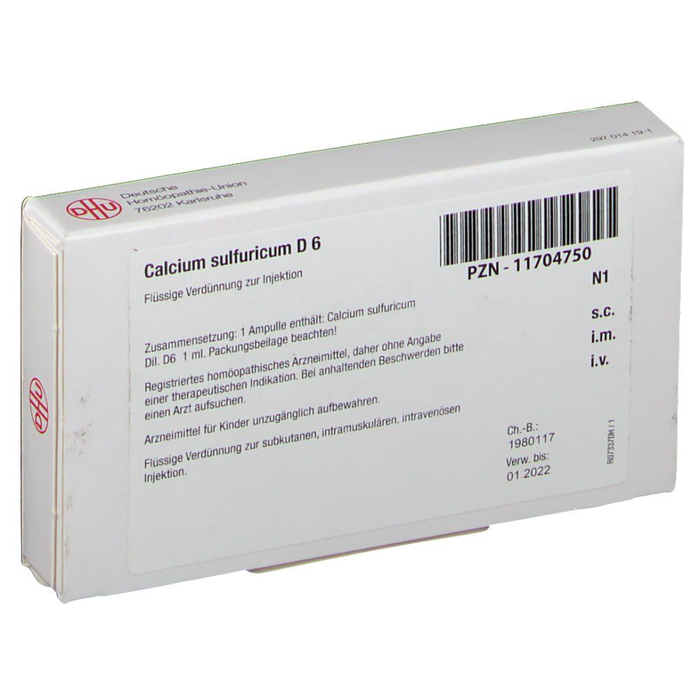 DHU Calcium Sulfuricum D6