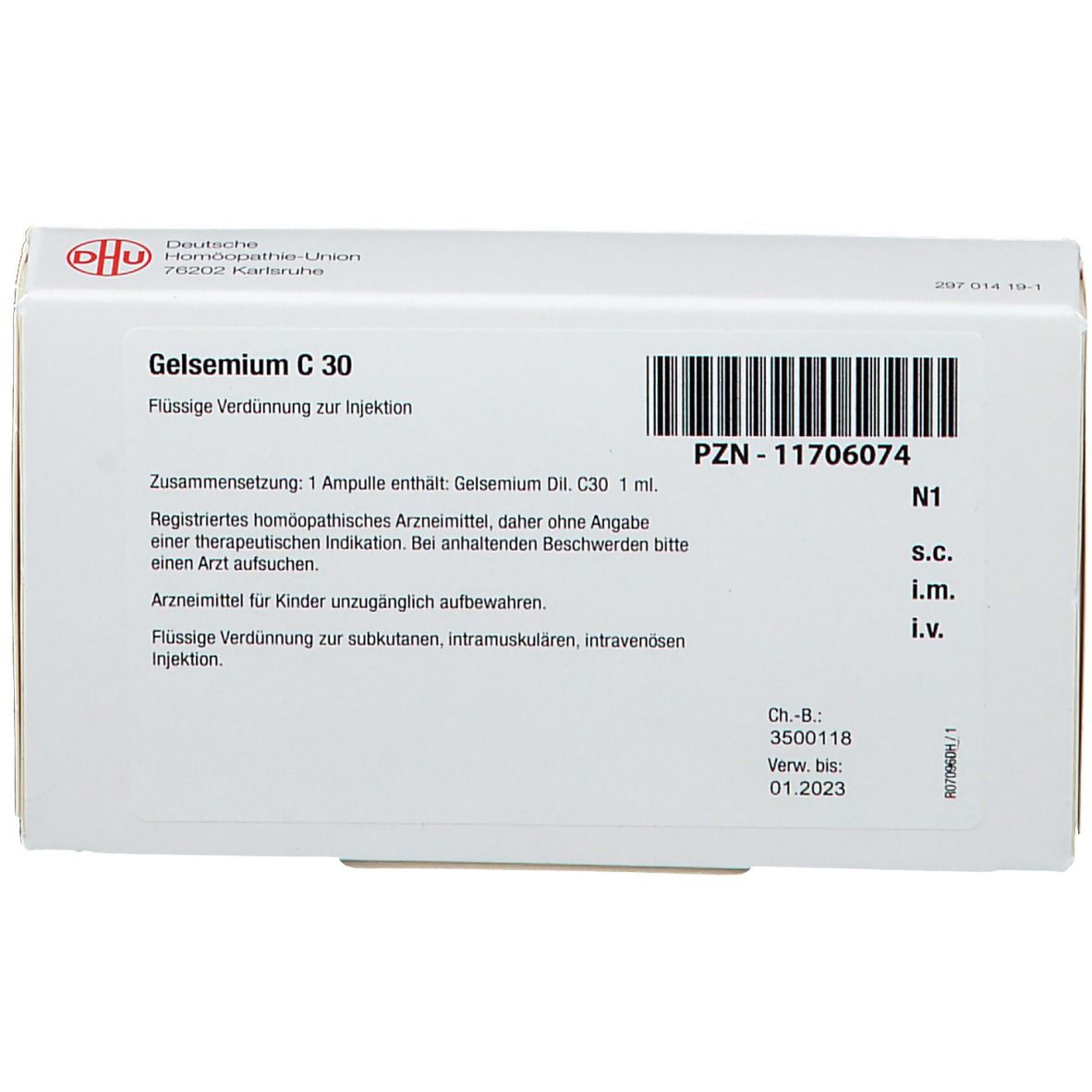 Gelsemium C 30 Ampullen 8x1 ml