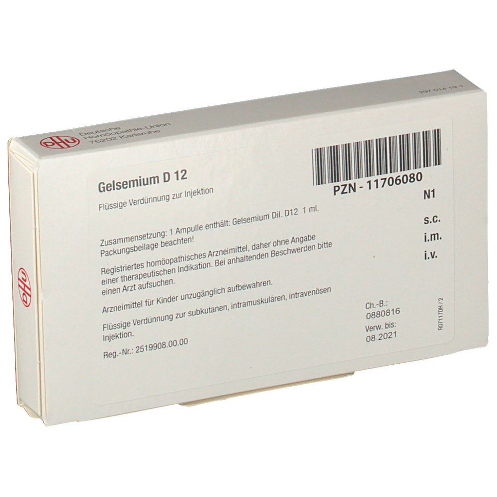 DHU Gelsemium D12