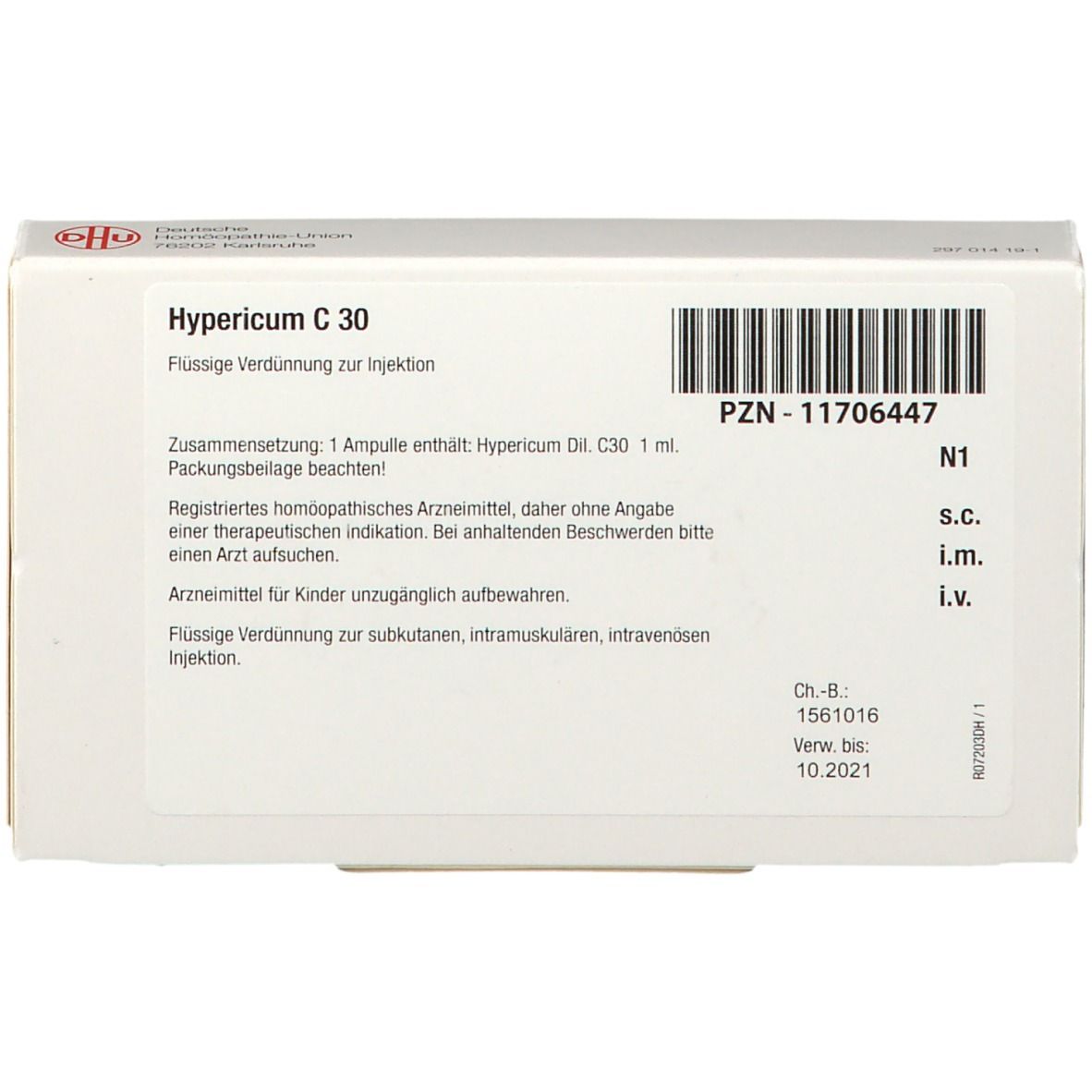 Hypericum C 30 Ampullen 8x1 ml