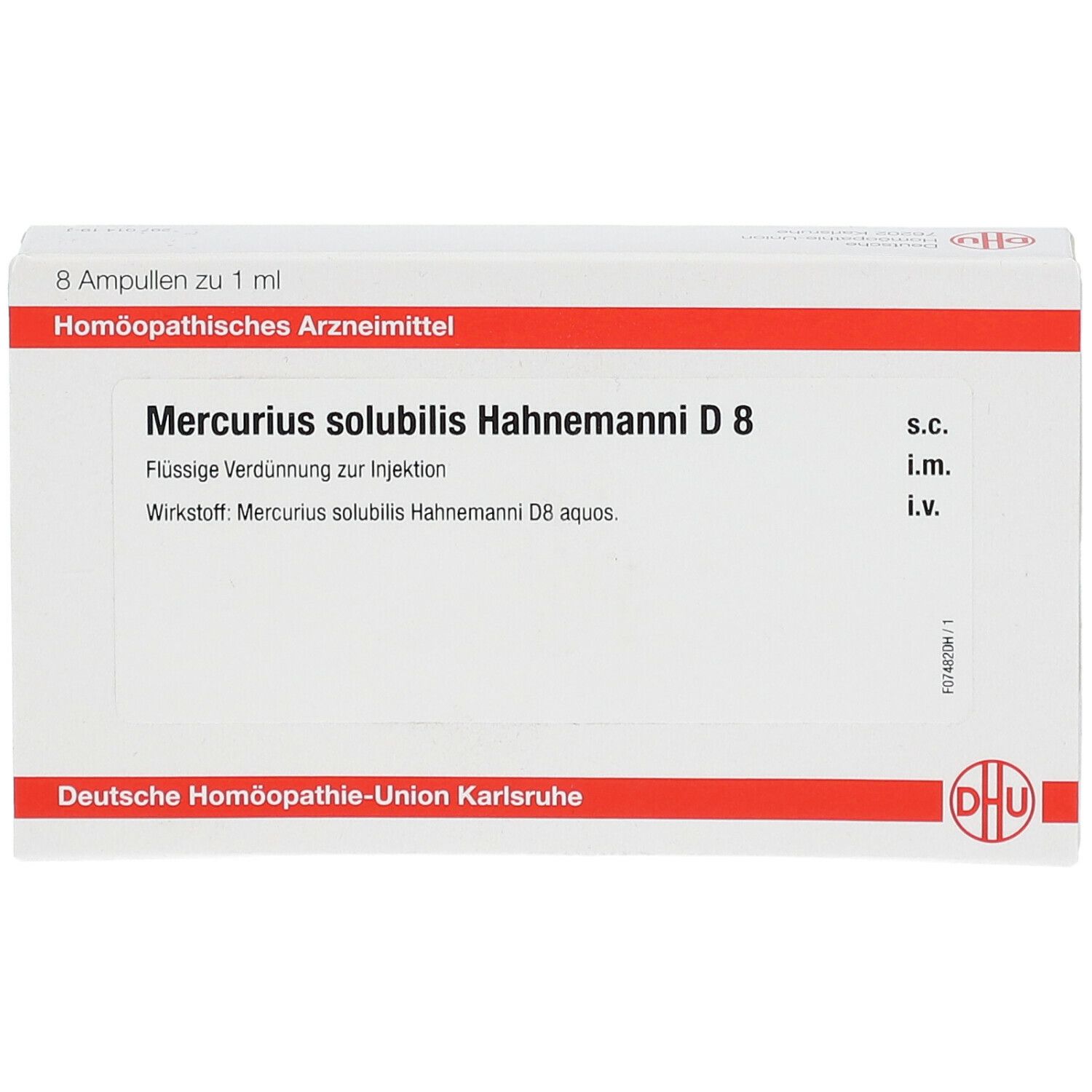 DHU Mercurius Solubilis Hahnemanni D8