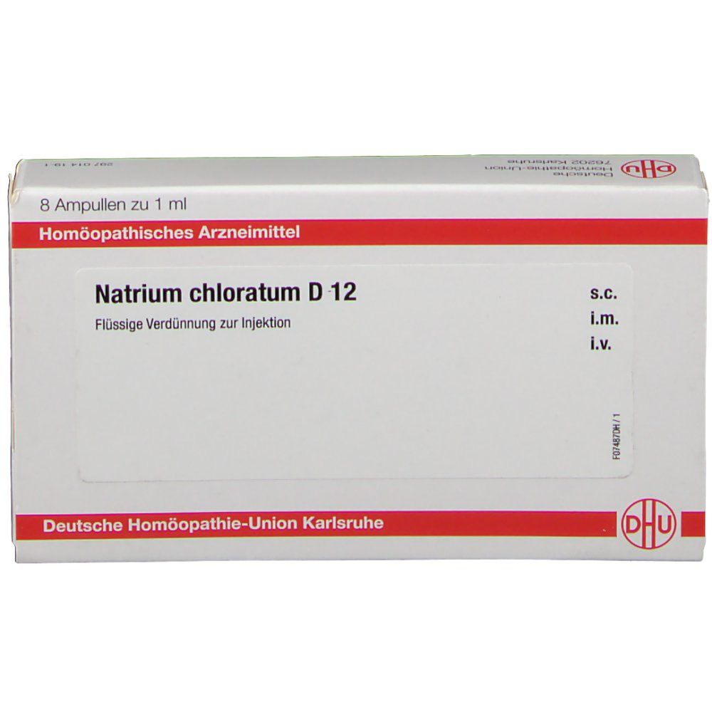 DHU Natrium Chloratum D12 8x1 ml Shop Apotheke
