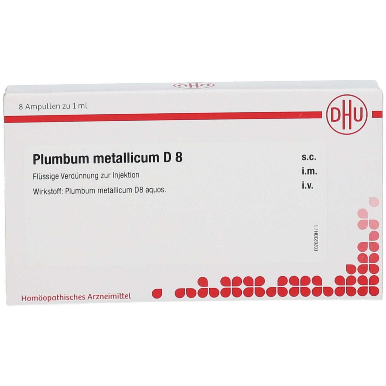 DHU Plumbum Metallicum D8