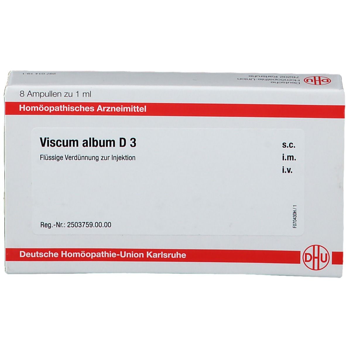 Viscum Album D 3 Ampullen 8x1 ml