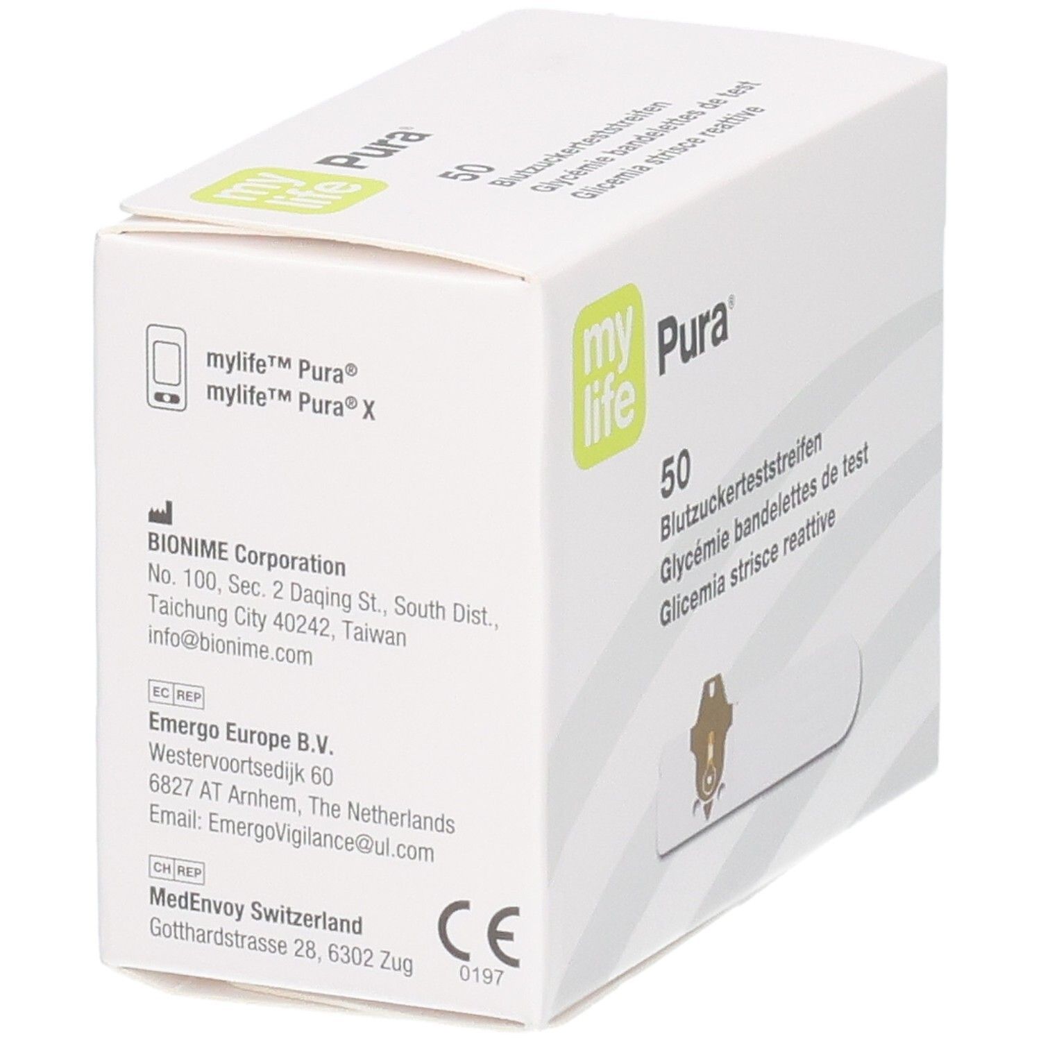 mylife Pura Blutzucker Teststreifen