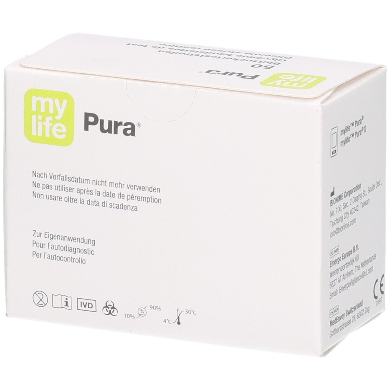 mylife Pura Blutzucker Teststreifen