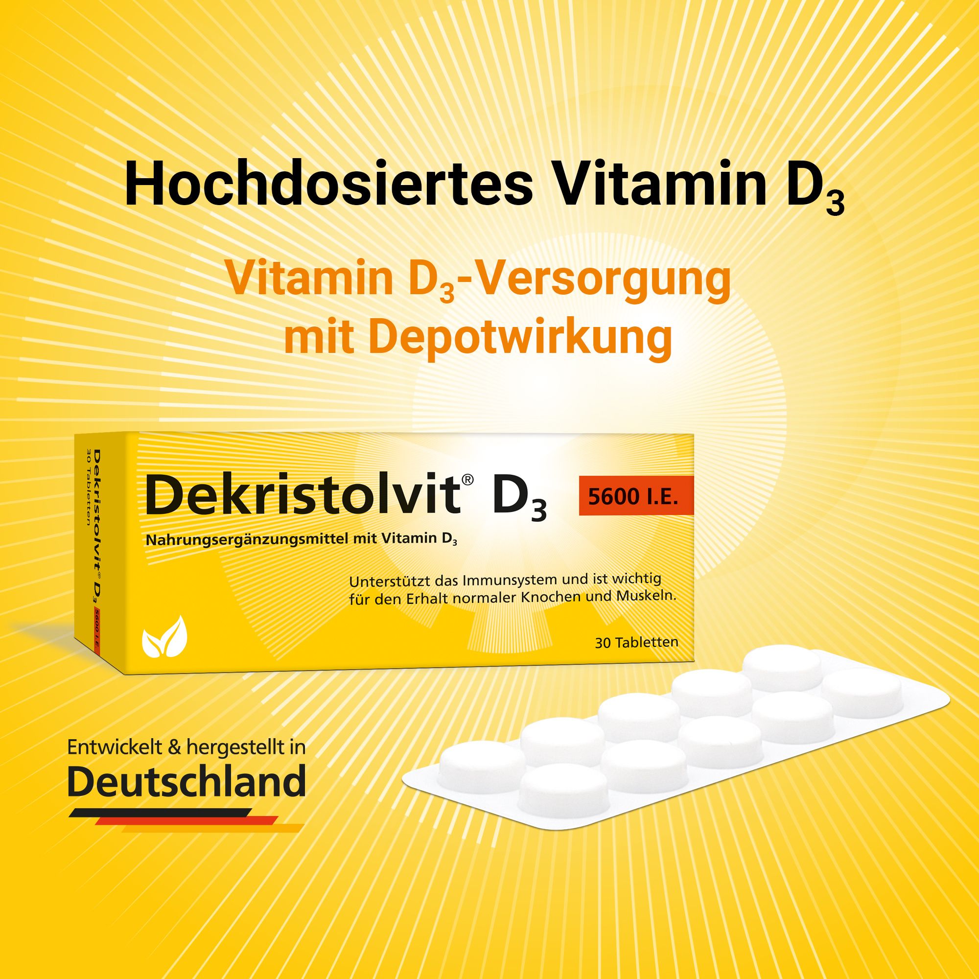 Dekristolvit D3 5.600 I.E. Tabletten