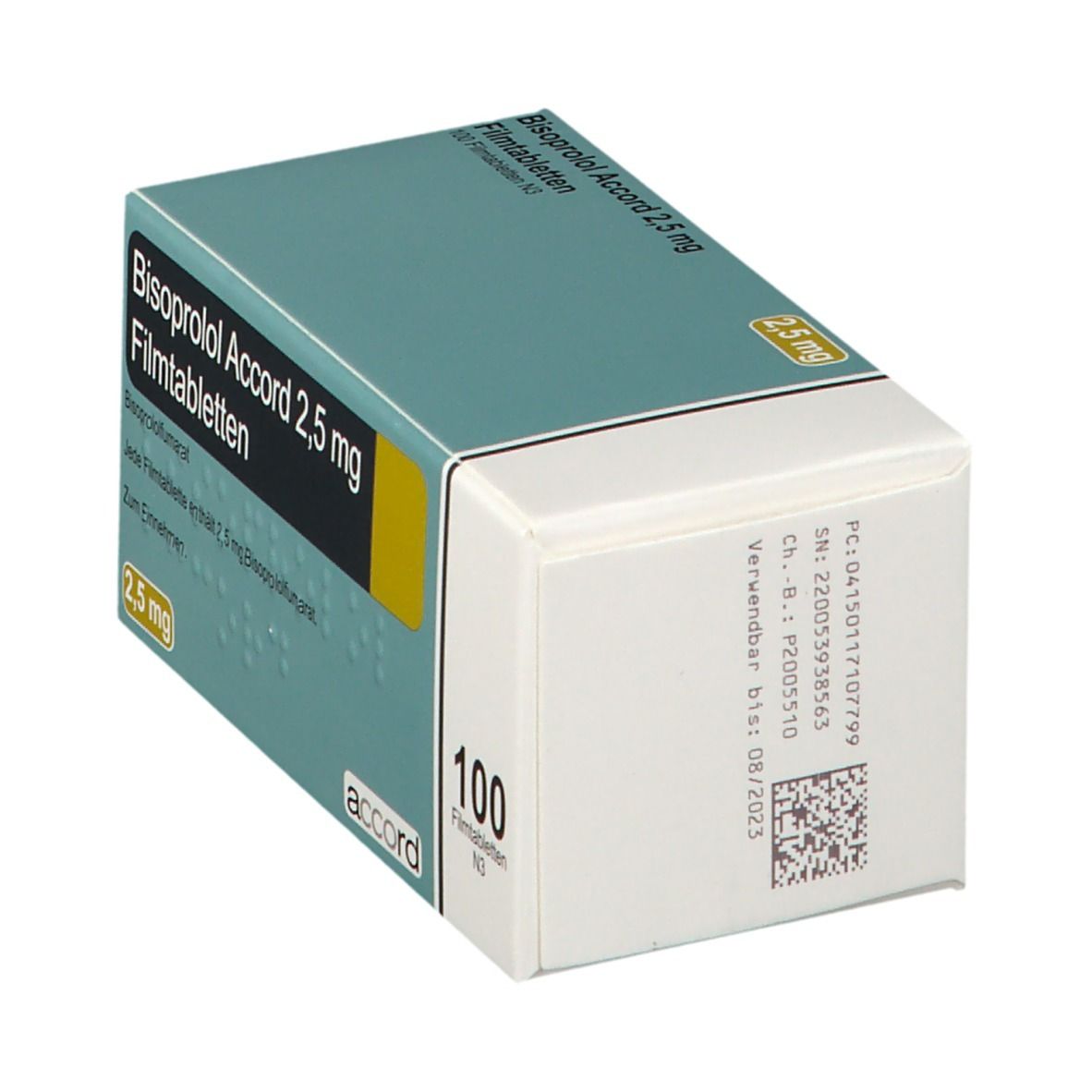 Bisoprolol Accord 2,5 mg