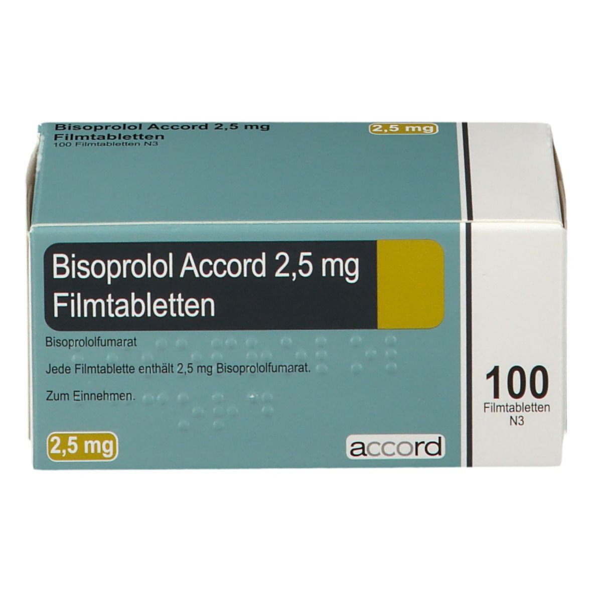 Bisoprolol Accord 2,5 mg