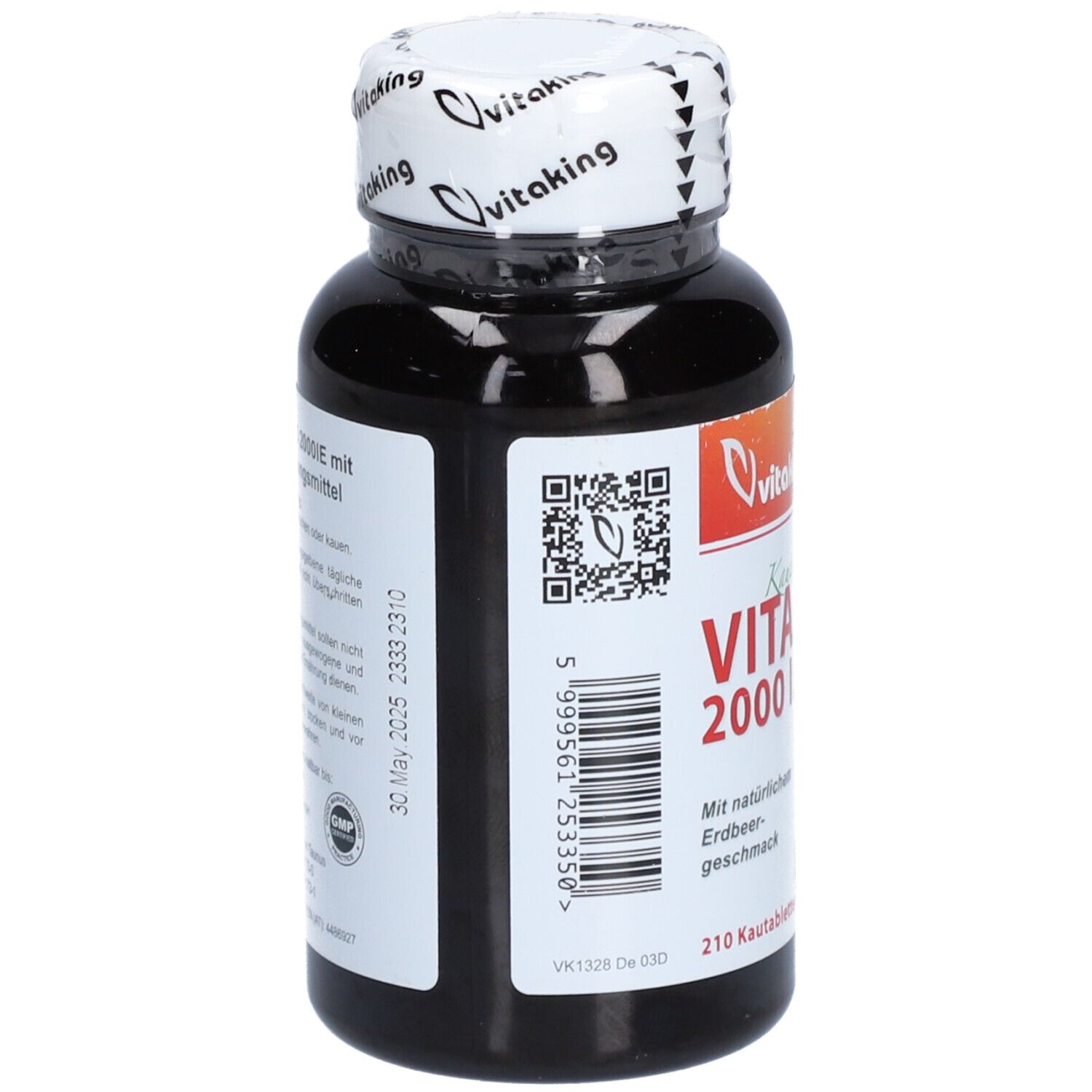 vitaking® Vitamin-D3 mit Erdbeergeschmack 2000 I.E.