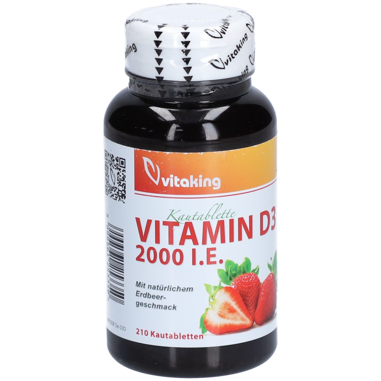 vitaking® Vitamin-D3 mit Erdbeergeschmack 2000 I.E.